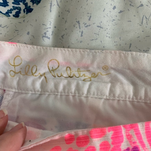 EUC Lilly Pulitzer The Buttercup Shorts size 10 - Picture 2 of 5